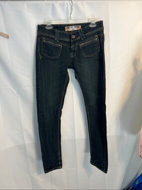 Y2K low rise Dark Wash Skinny Jeans
